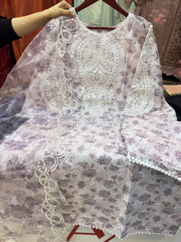 Sophisticated Stitched Cotton Outfit